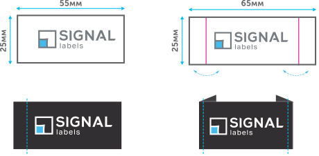Standard Sizes Logo Labels
