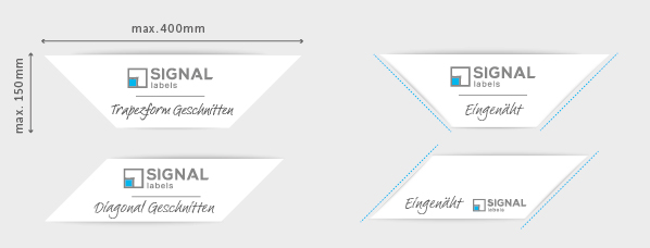 Trapezform & Diagonal Geschnitten