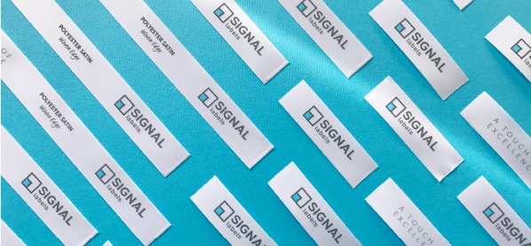 Custom Printed Fabric Labels by Signal
