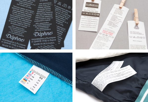 Multi-language care labels