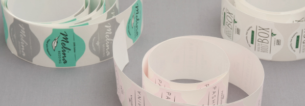 Printed brand stickers