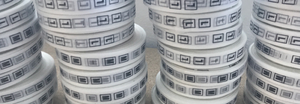 Printed size labels