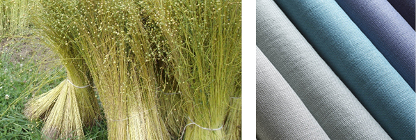 Linen Fabric made of flax