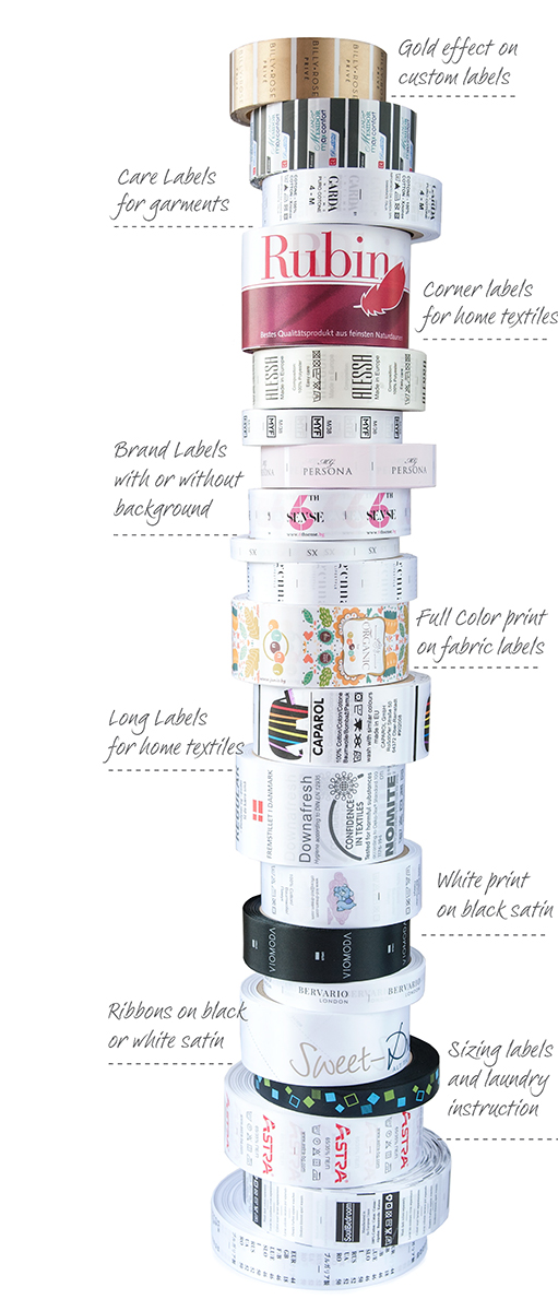 Custom Printed Labels on Rolls