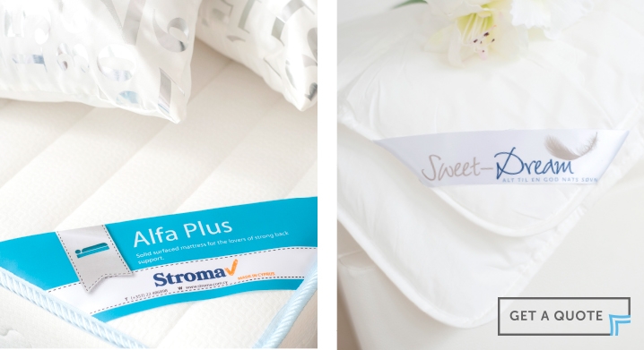 Printed Corner Labels for Mattresses