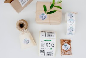 Die cut paper labels