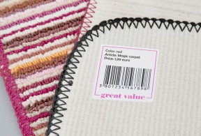 Carpet label