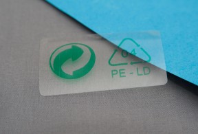 Bedruckte Polypropylen-Aufkleber