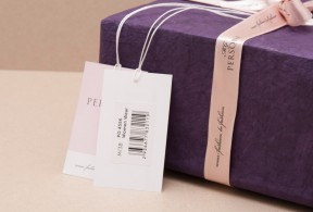 Hang tags with barcodes