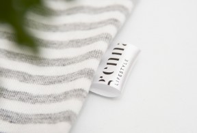 Brand label for clothing