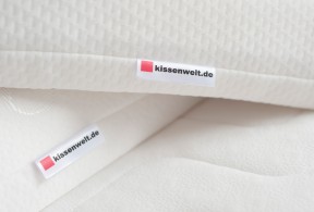Brand label for pillows