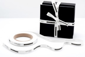 Ribbon with logo