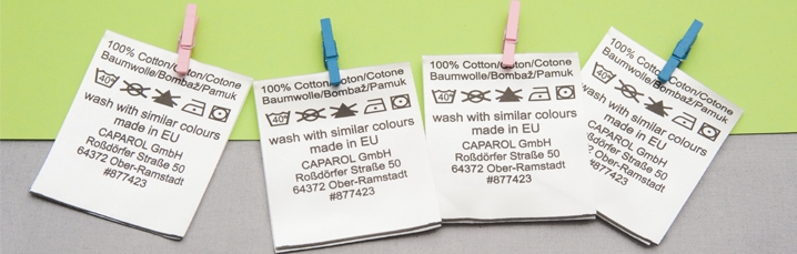 durable printed fabric labels.  How to know how many washes will your printed fabric label resist?