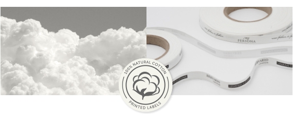 Custom printed Cotton Labels. Specifications & application