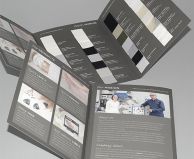 Catalogue with samples